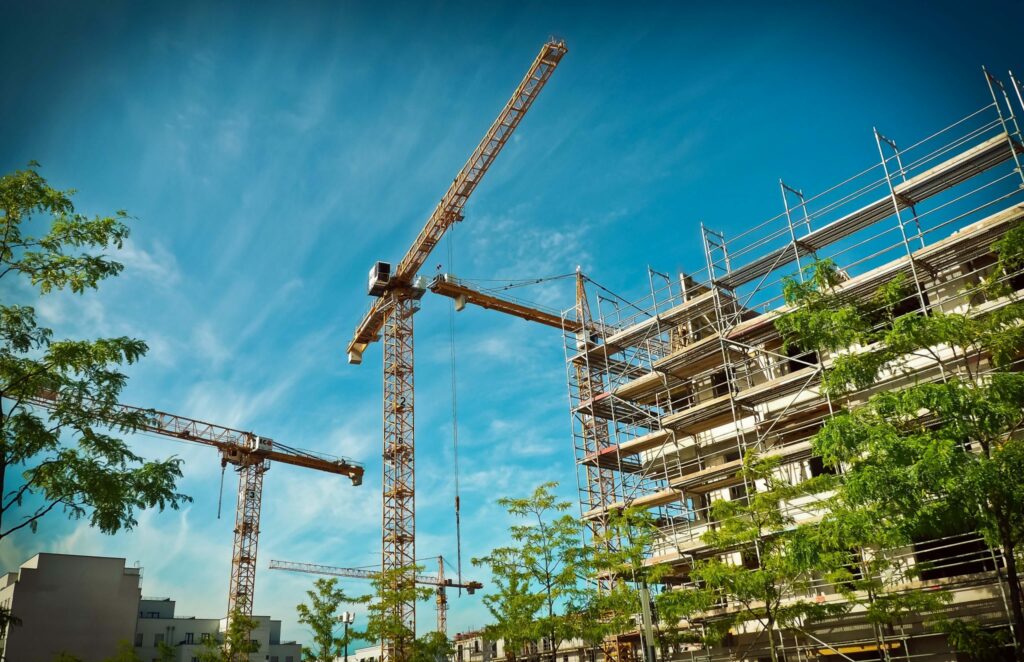architecture construction en été btp